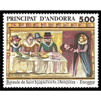 nr. 384 -  Stamp Andorra Mail