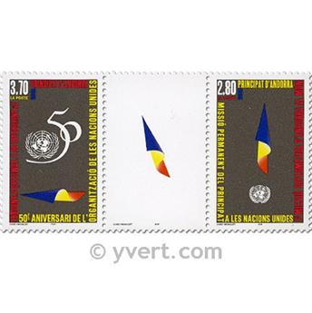 n° 465A -  Timbre Andorre Poste