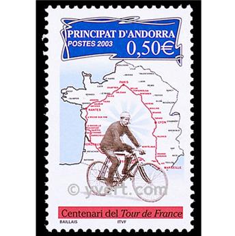 n° 582 -  Timbre Andorre Poste