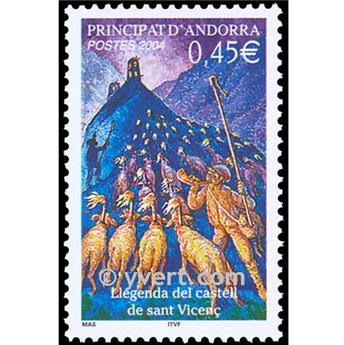 nr. 595 -  Stamp Andorra Mail