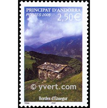 n° 613 -  Timbre Andorre Poste