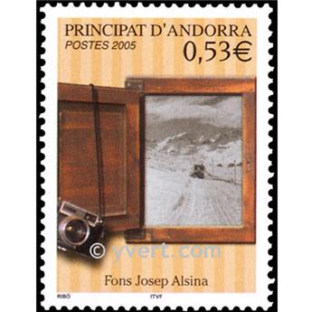 n° 617 -  Timbre Andorre Poste