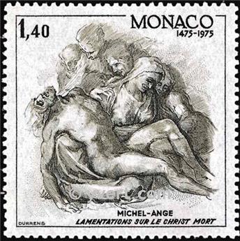 n° 1034 -  Timbre Monaco Poste