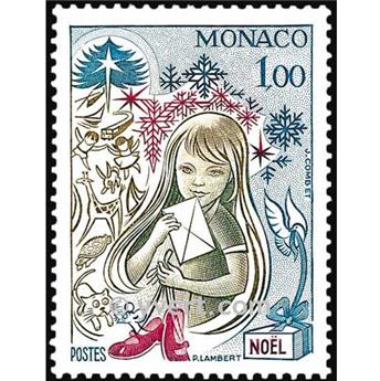 n° 1165 -  Timbre Monaco Poste