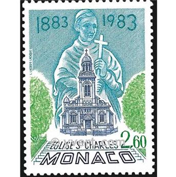 n° 1368 -  Selo Mónaco Correios
