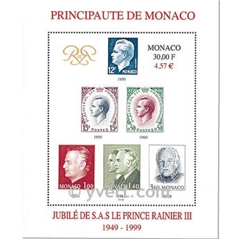 n° 83 -  Timbre Monaco Bloc et feuillets