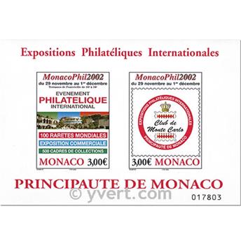 n° 88 -  Timbre Monaco Bloc et feuillets