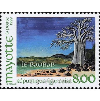 n.o 75 -  Sello Mayotte Correos