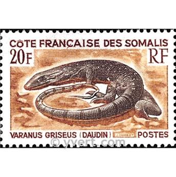 n.o 328 -  Sello Somalia francesa Correos