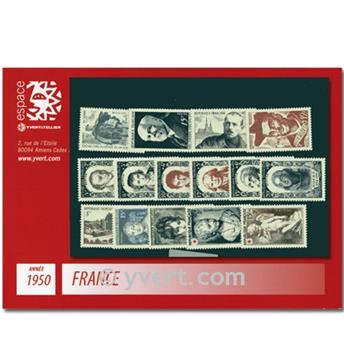 n° 863/877  - Sello Francia Año completo  (1950)