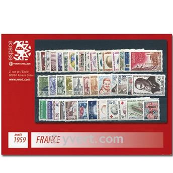 n° 1189/1229  - Stamp France Year set  (1959)