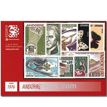 n.o 251/259 -  Sello Andorra Año completo (1976)