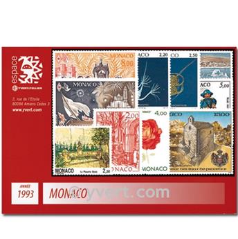 n° 1854/1914 -  Selo Mónaco Ano completo (1993)
