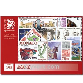 n° 2146/2185 -  Selo Mónaco Ano completo (1998)