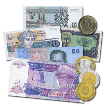 COLÔMBIA: Lote de 5 moedas