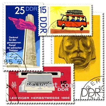 ALLEMAGNE EST : pochette de 1000 timbres (Oblitérés)