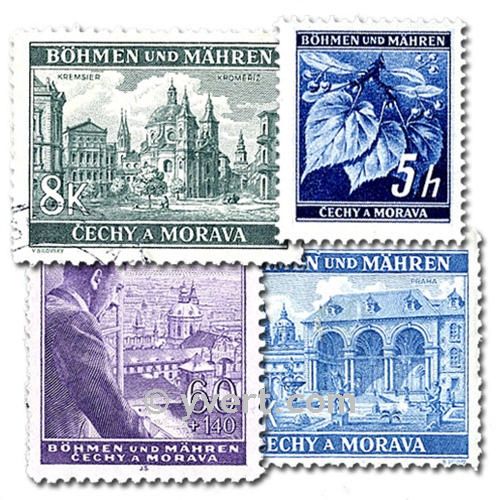 BOHEMIA & MORAVIA: envelope of 150 stamps