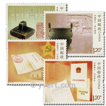 n°4977/4980 - Timbre Chine Poste