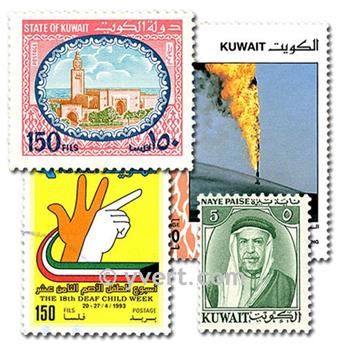 KUWAIT: envelope of 50 stamps