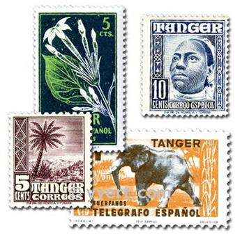 TANGER : pochette de 25 timbres (Oblitérés)