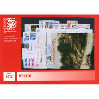 n.o 2809/2857 -  Sello Mónaco Año completo (2012)