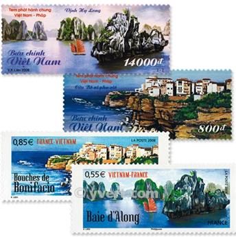 2008 - Emissão conjunta-França-Vietname-(lote)
