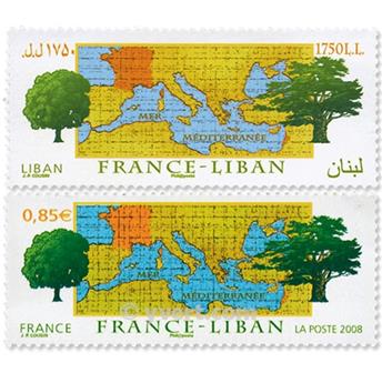 2008 - Emissão conjunta-França-Líbano-(lote)