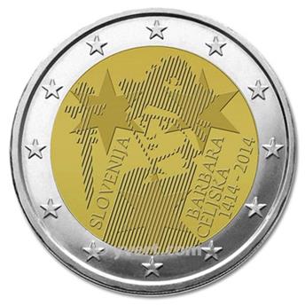 2 EUROS COMEMORATIVAS 2014 : ESLOVÊNIA 2014