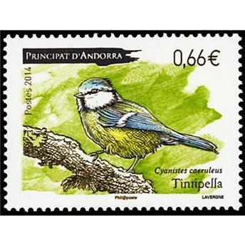 n° 751 -Timbre Andorre Poste