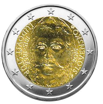 2 EURO COMMEMORATIVE 2015 : SLOVAQUIE ( 200e anniversaire de la naissance de l'intellectuel Ludovit Stur)