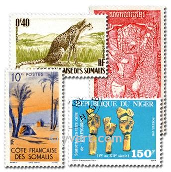 COMMUNAUTE FRANCAISE : pochette de 1000 timbres (Oblitérés)