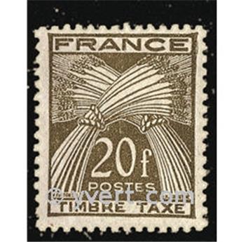n° 87 -  Selo França Taxa