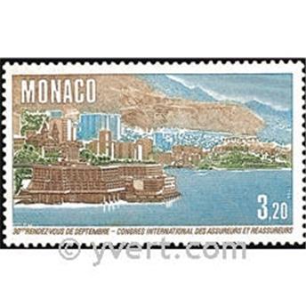 n° 1540 -  Selo Mónaco Correios