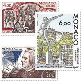n° 1547/1549 -  Selo Mónaco Correios