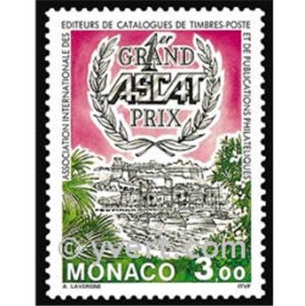 n° 1943 -  Selo Mónaco Correios
