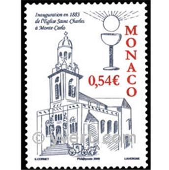 n° 2609 -  Selo Mónaco Correios