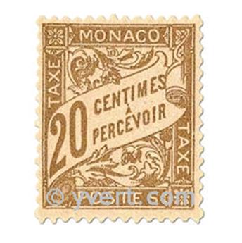 n° 18/26 -  Timbre Monaco Taxe