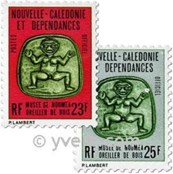 n.o 31 / 33 -  Sello Nueva Caledonia Oficial