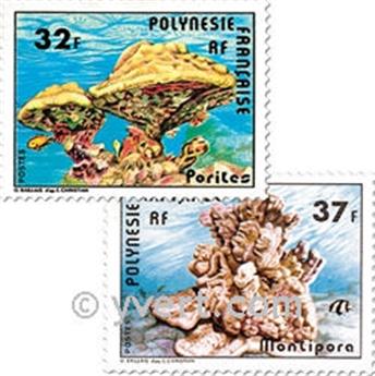 n° 130/131 -  Selo Polinésia Correios