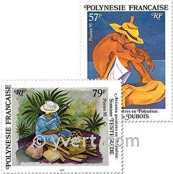 n° 494/497 -  Selo Polinésia Correios