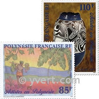 n° 549/552 -  Selo Polinésia Correios