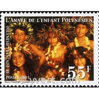n° 637 -  Selo Polinésia Correios