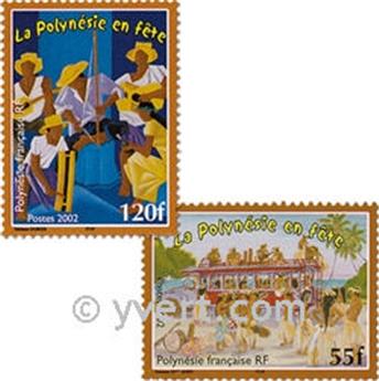 n° 680/681 -  Selo Polinésia Correios