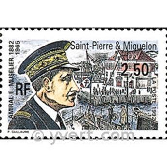 n.o 558 -  Sello San Pedro y Miquelón Correos