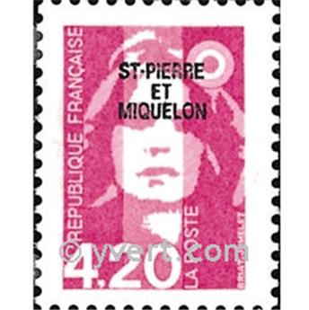 n° 572 -  Timbre Saint-Pierre et Miquelon Poste