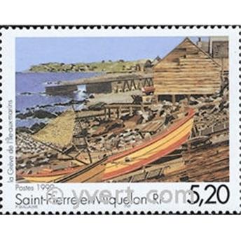 n.o 687 -  Sello San Pedro y Miquelón Correos