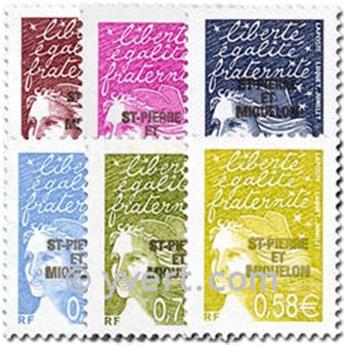 nr. 800/805 -  Stamp Saint-Pierre et Miquelon Mail