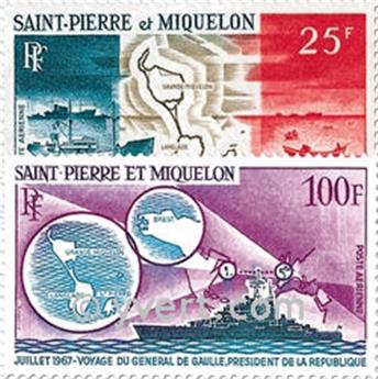 nr. 38/39 -  Stamp Saint-Pierre et Miquelon Air Mail