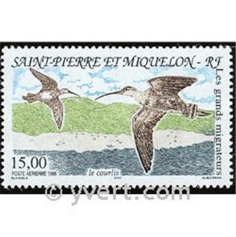 n° 75 -  Timbre Saint-Pierre et Miquelon Poste aérienne