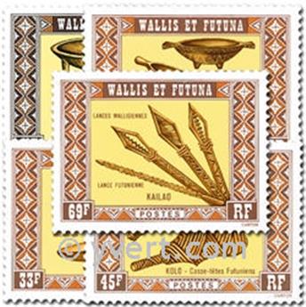 n° 198/202 -  Timbre Wallis et Futuna Poste